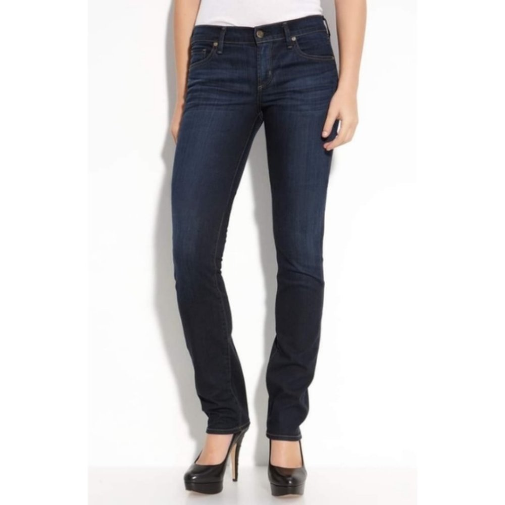 Citizens of Humanity Ava Straight Leg Jeans Size 26  Dark Wash